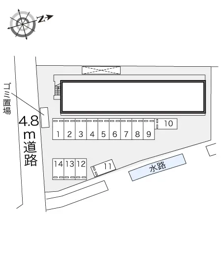 ★手数料０円★姫路市実法寺　月極駐車場（LP）